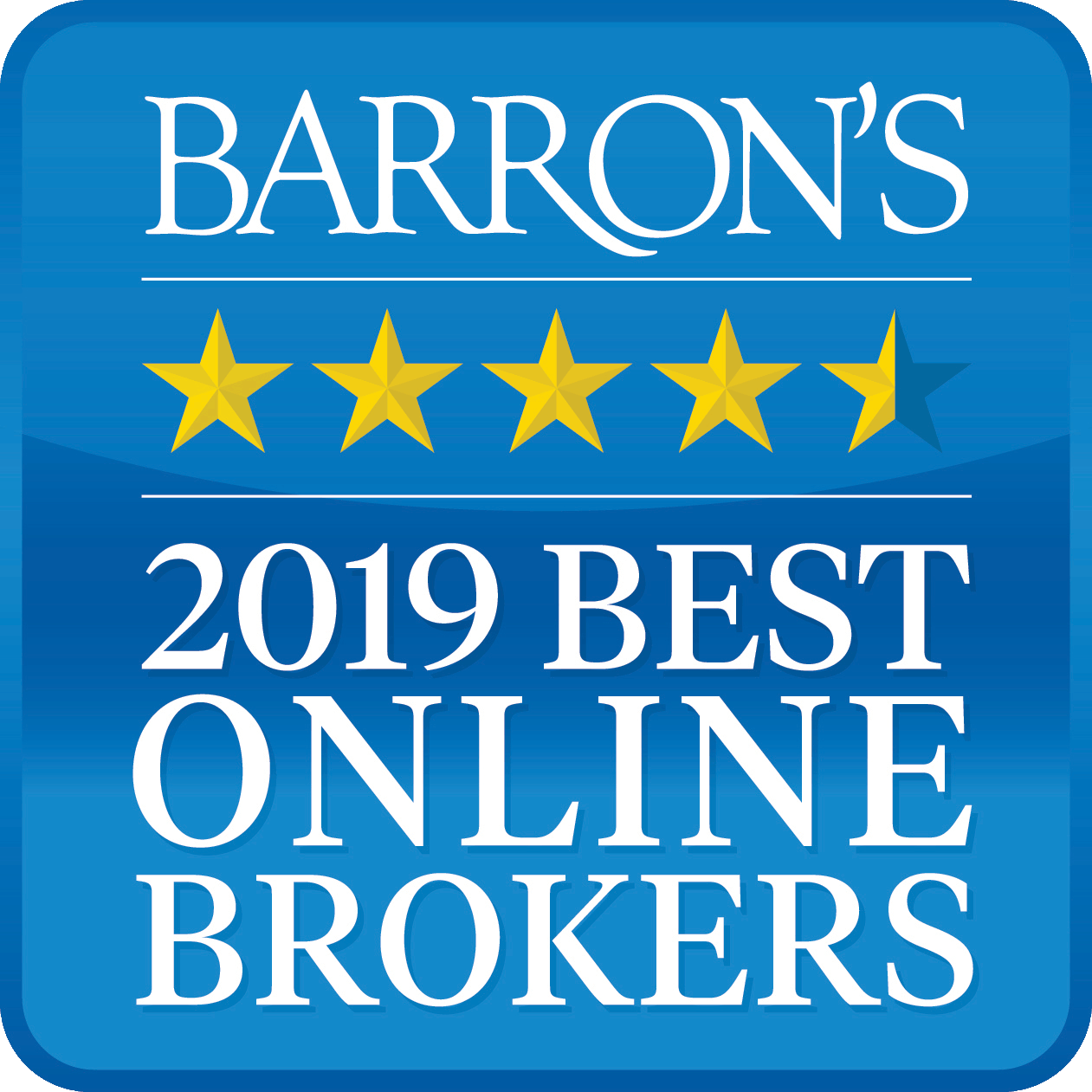 インタラクティブ・ブローカーズはバロンズ紙2019年度「ベスト・オンライン・ブローカー」の評価を受けました。