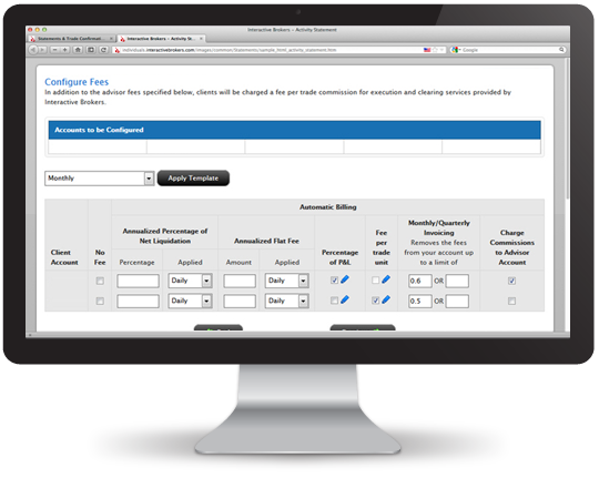 料金に関する概要 インタラクティブ ブローカーズ証券株式会社