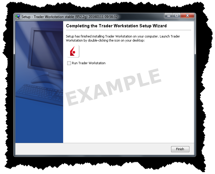 LinuxスクリーンでのTWSインストール