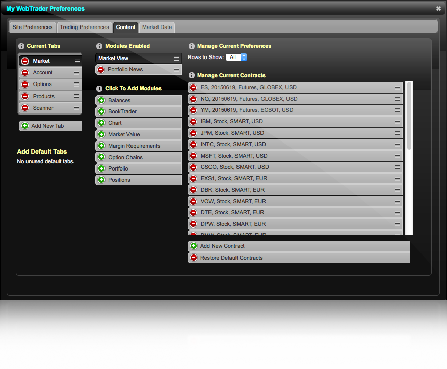 Web Trader